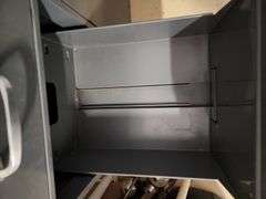 Metal filing cabinet
