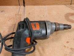 Vintage Mastercraft sabre saw and Vintage heavy duty Black and Decker corded drill