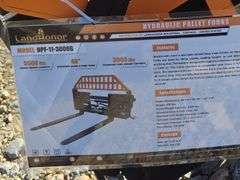 LANDHONOR HYDRAULIC SKID STEER PALLET FORKS