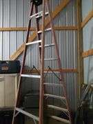 Werner fiber glass step ladder
