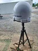 KING DISH Tailgater portable satellite TV antenna bundle with a tripod stand