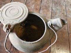 Vintage Cast Iron Kettle