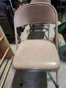 Metal folding chairs