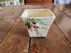 Vintage McCoy Pottery Square Planter