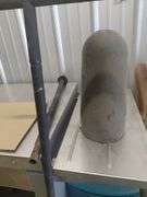 Bird Feeder stand with squirrel baffle