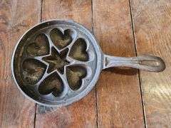 Vintage Cast Iron Muffin Pan Skillet