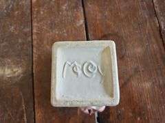 Vintage McCoy Pottery Square Planter