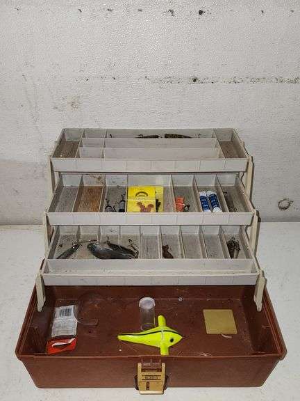 Vintage Plastic Plano Tackle Box