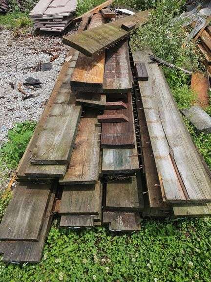 Various Treated Wood Pieces