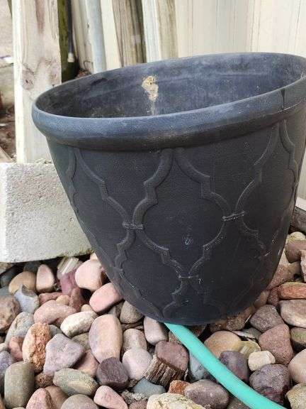 Plastic Floral Planter Pots