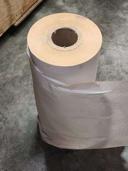 Coleman cooler & roll of paper