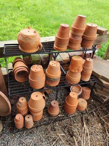 Terracotta Pots, 3-Tier Plant Stand & more