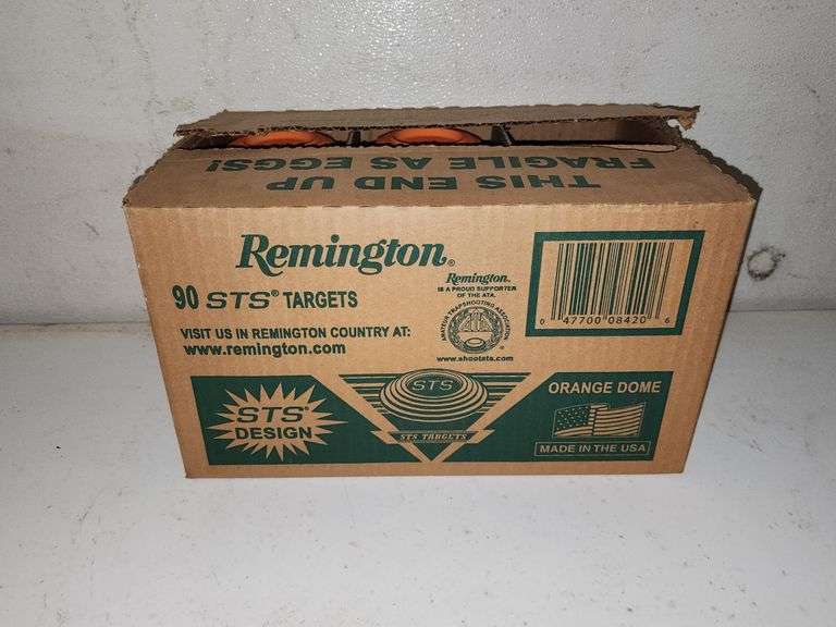 Remington 90 STS Orange Dome Clay Trap/Skeet Shooting Targets