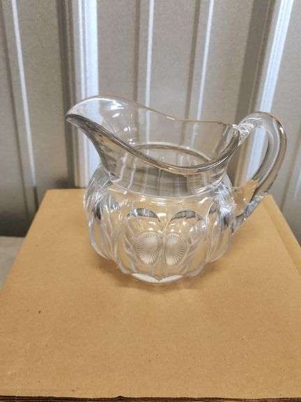 Vintage Heisey Colonial Puritan Crystal Pitchers