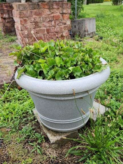 Large Plastic Resin Planter