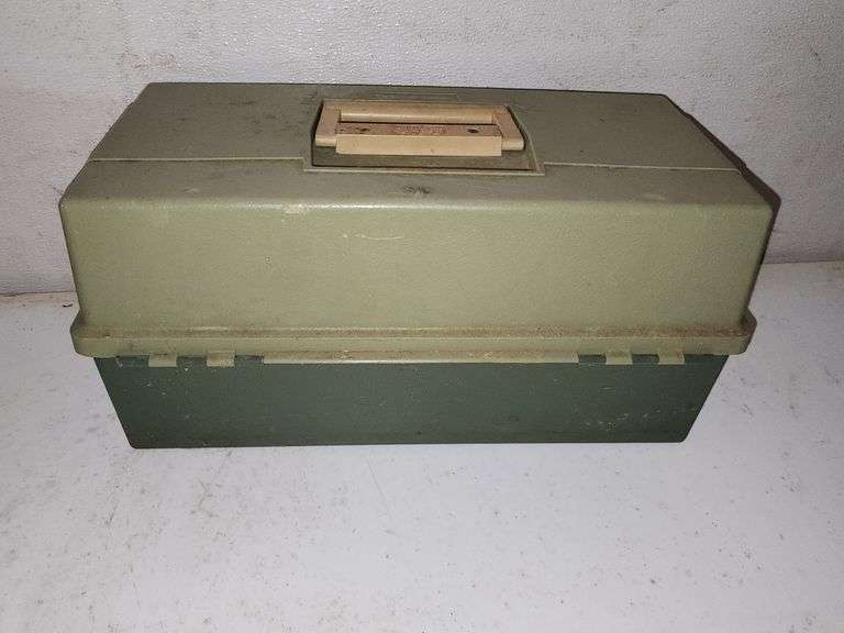 Vintage Plastic Plano Tackle Box