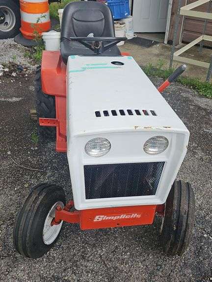 Simplicity garden tractor