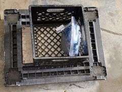 Dolly Cart with Mounted Milk Crate