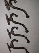 Metal coat hooks
