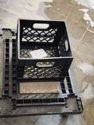 Dolly Cart with Mounted Milk Crate