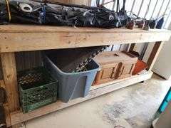 Hand-made Wooden Work Bench