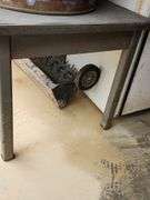 Vintage Metal Work Bench