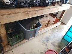 Hand-made Wooden Work Bench