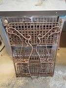 Vintage 3-Tier Wrought Iron Foldable Plant Stand