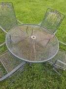 Vintage Wrought Iron Table & Chairs
