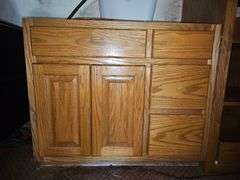 Wooden Bathroom Cabinet