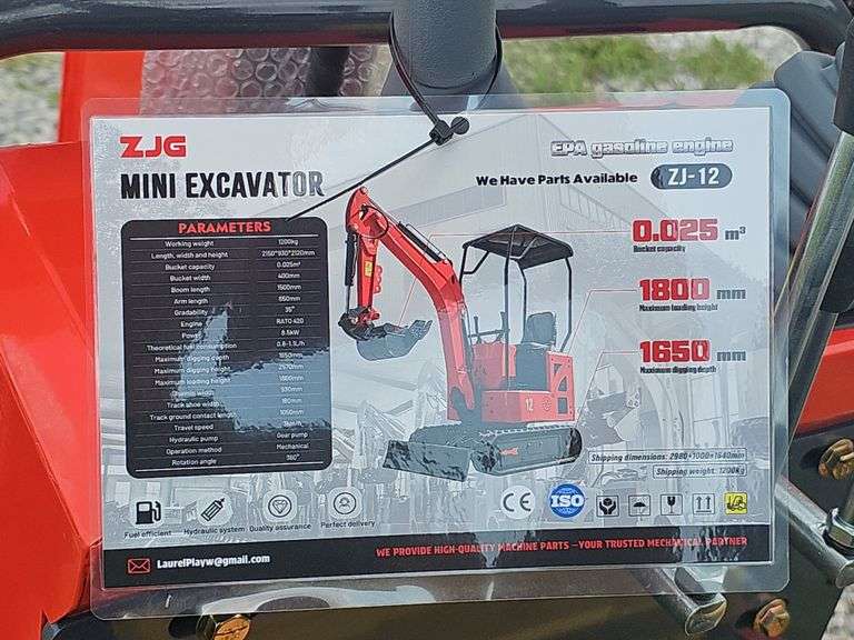 ZJG 12 Mini Excavator