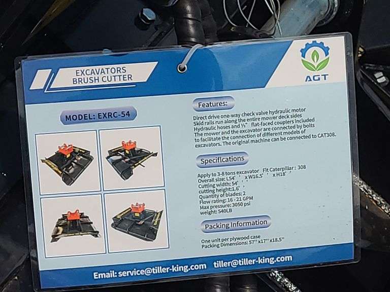 AGT Excavator Brush Cutter