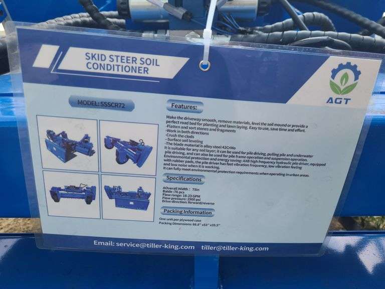 AGT Skid Steer Soil Conditioner