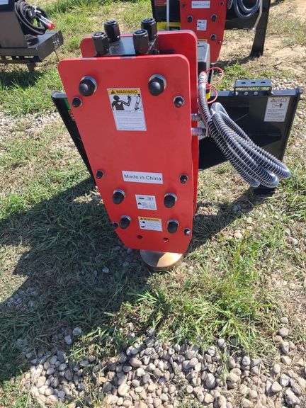 Raytree Skid Steer Post Pounder