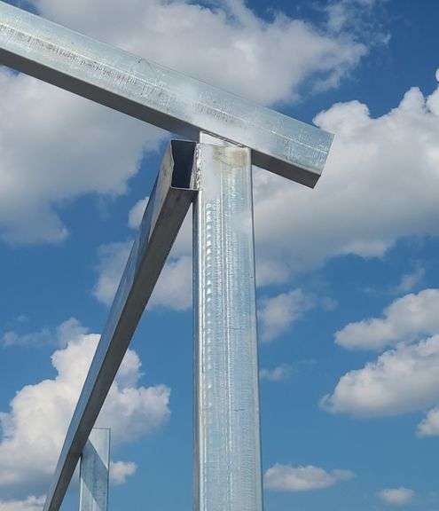 26'x25'x8' Galvanized Building Frame
