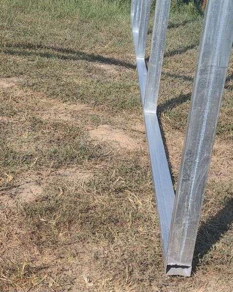26'x25'x8' Galvanized Building Frame