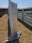 24ft Galvanized Free Standing Coral Gates