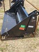 Raytree Skid Steer 6-in-1 Power Rake Bucket