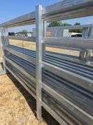 24ft Galvanized Free Standing Coral Gates