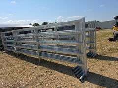 24ft Galvanized Free Standing Coral Gates