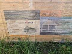 SDLanch Unused Double Garage Metal Shed