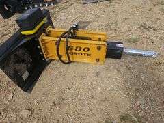 AGT Heavy Duty Hydraulic Skid Steer Hammer
