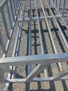 3-Round Bale Galvanized Hay Feeder