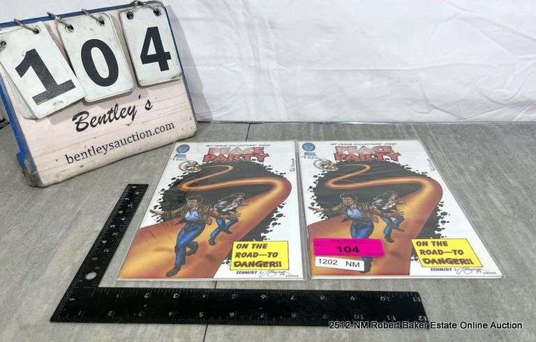 STACK: BLUE CORN PEACE PARTY COMIC BOOK BY ROB SCHMIDT 1ST ISSUE (2X MONEY)
