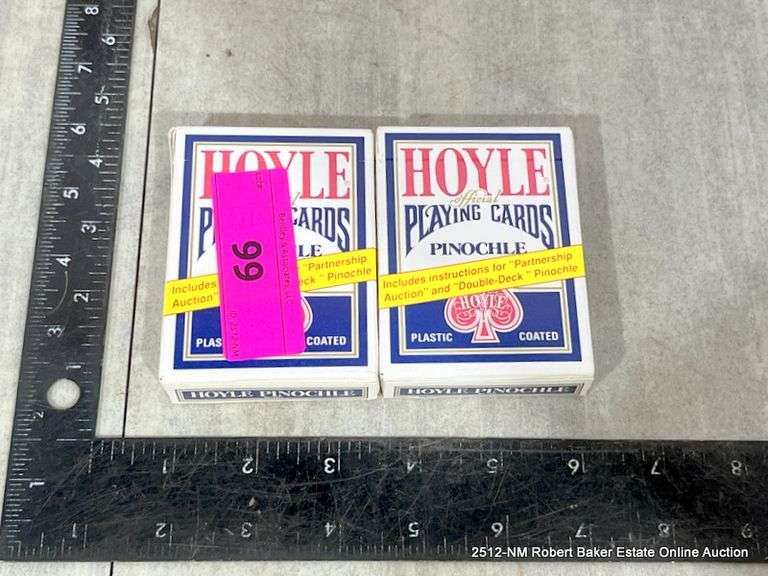 HOYLE OFFICIAL PLAYING CARDS - PINOCHLE (2X MONEY)