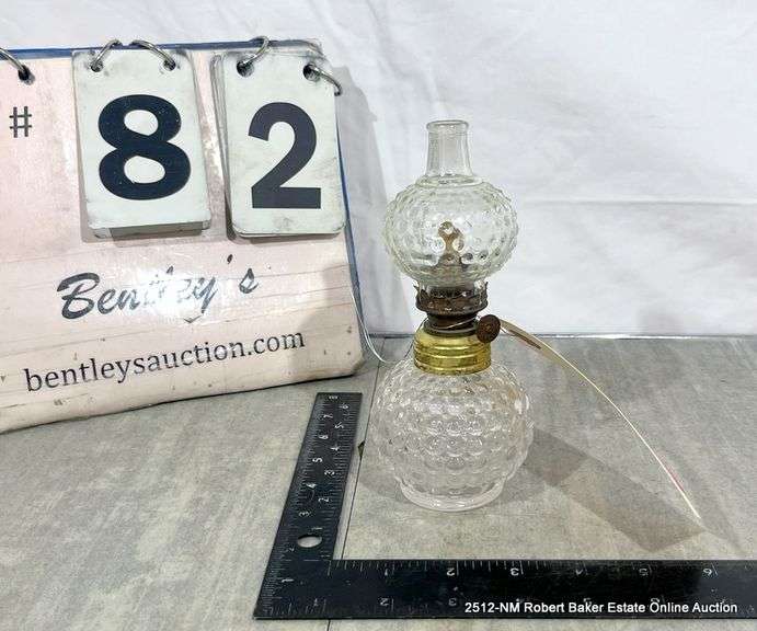 MINI CLEAR GLASS OIL LAMP