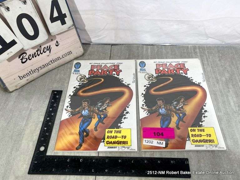 STACK: BLUE CORN PEACE PARTY COMIC BOOK BY ROB SCHMIDT 1ST ISSUE (2X MONEY)