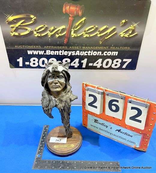 GRAY WOLF SCULPTURE BY BRUCE CONTWAY - Bentley & Associates, LLC