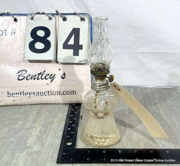 MINI CLEAR GLASS OIL LAMP