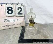MINI CLEAR GLASS OIL LAMP